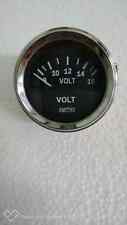 SMITHS VOLT GAUGE BL CHROME