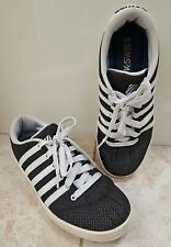 K Swiss Mens Size UK 9 Black White Court Pro II Trainers Shoes Memory Foam Eu 43