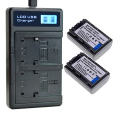 2Battery for Sony NP-FP50