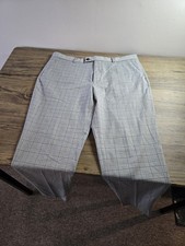 Mens Suit Trousers Grey W34