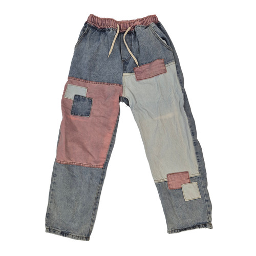 Y2k destressed patchwork - y2k, denim