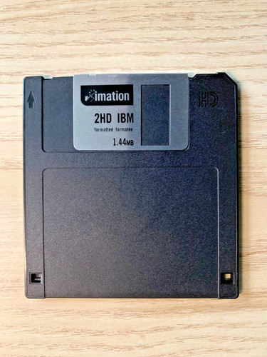 Vintage inch floppy disk - vintage, 3.5