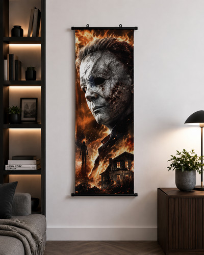 Michael myers horror scroll - michael,