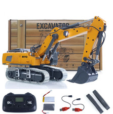 1/50 RC Excavator K970 Engineering Electric Lifting Digger Metal Bucket RTR Toy*
