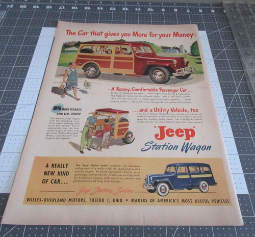 1949 jeep station wagon - station,