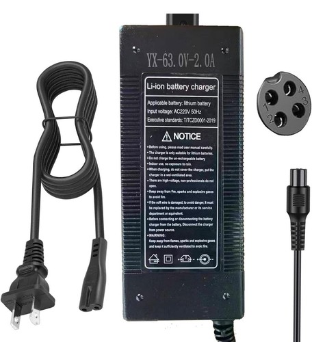 63v pin charger - 63v, segway