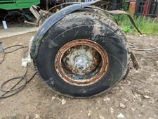 11.00 20 TRUCK LOW LOADER TRAILER TYRE PUMPED UP AND ON 10 STUD RIMS    