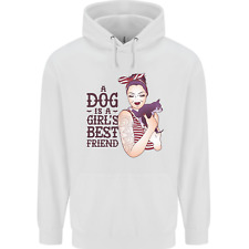 A Dog Is a Girls Best Friend Chihuahua Childrens Kids Hoodie