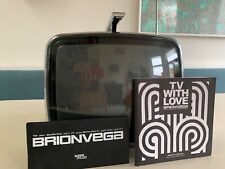 Super rare BrionVega Doney chromed limited 14"  CRT gaming spaceage design 1/299