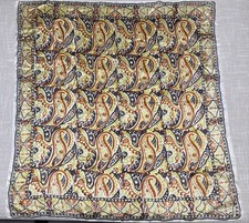 Vintage Silk Scarf Paisley