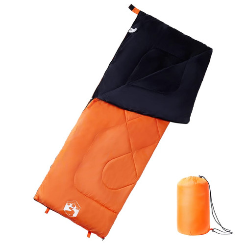 Sleeping bag orange - sleeping,
