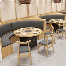 Restaurant booth seating set - restaurant,