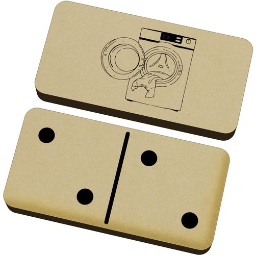 Open washing machine domino - washing, machine'