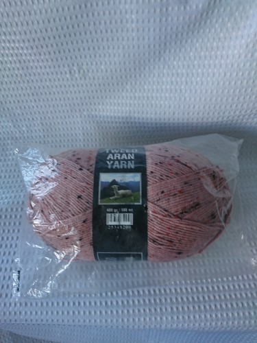 Aran tweed dusky pink - dusky,