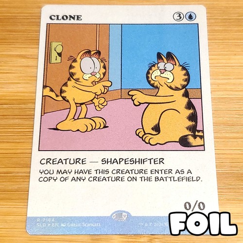 Clone foil garfield secret - garfield,