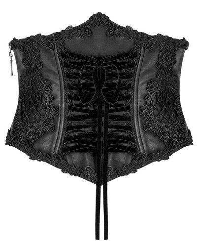 Punk rave gothic cincher - gothic,