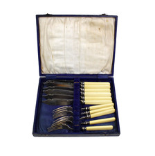 Antique 10Pcs Silver Plated