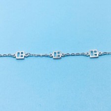 Genuine 925 Sterling Silver 7.5 Inch Rennie Mackintosh Style Bracelet