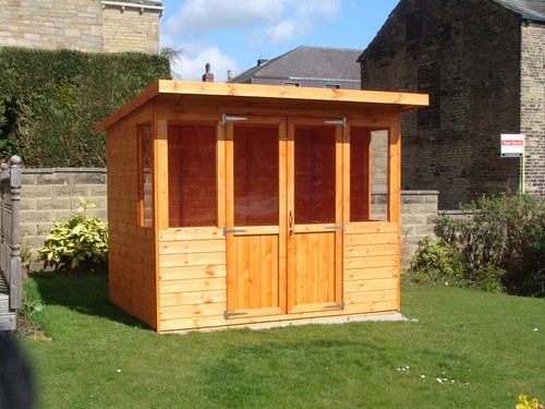 Wooden summer house - wooden,