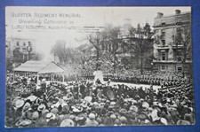 Postcard POSTED 1905 UNVEILING CEREMONY BY LORD ROBERTS MARCH 4th BRISTOL