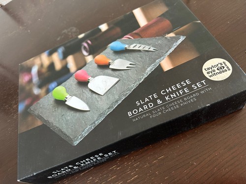 Natural slate cheese board - natural,