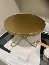Cake holder 14" Round Gold