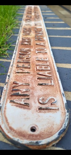 Railway sign vintage - vintage,