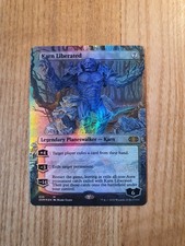 MTG Magic The Gathering - Karn Liberated Full Art Foil - Double Masters - NM