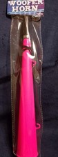 Pink woofer horn hand - woofer, held