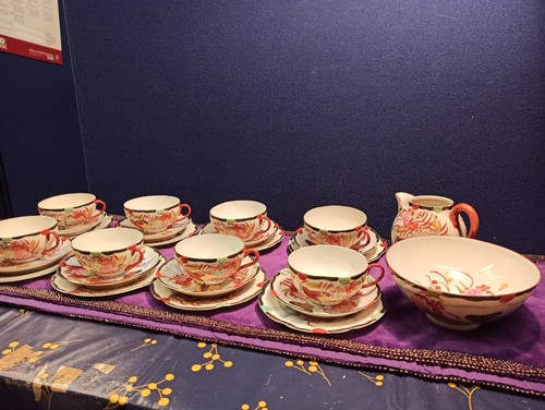 Vintage japanese tea set - japanese,