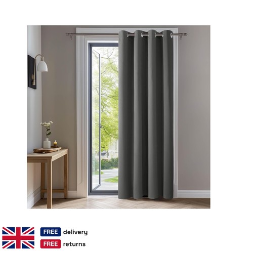 Eyelet blackout curtain - blackout, 52x84