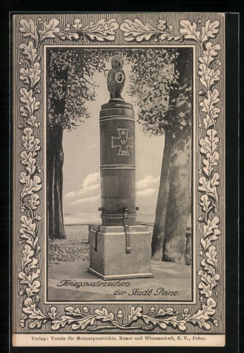 Postcard peine war - of, peine,