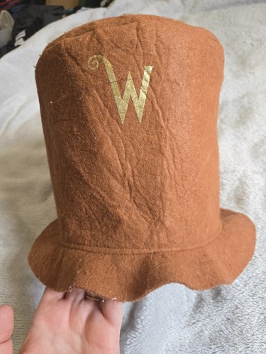 Willy wonka costume brown felt - wonka,