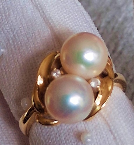 Fine mikimoto quality ring - quality, ring~
