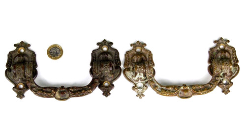 Pair french baroque - pair, rococo