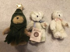 Boyd's Bears Plush Job lot 3 Frazier Christmas Tree Peeker, Leslie