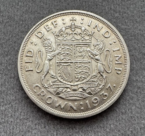 1937 one crown - king, george