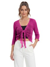 Womens tie open front - tie, shrug