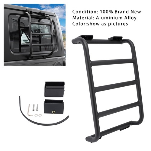 Rear window ladder for - rear,