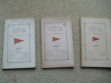 3 Royal Norfolk & Suffolk Yacht Club Booklets