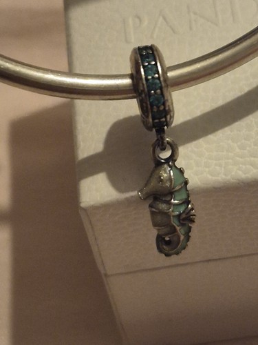 Pandora seahorse charm - seahorse,