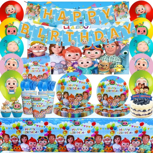 112 pcs cocomelon birthday - 112,