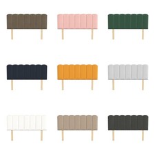 Cloud Panel Headboard Lined