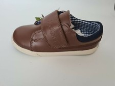 Kickers Tovni Unio Tan Infant and Junior Boy's Trainers