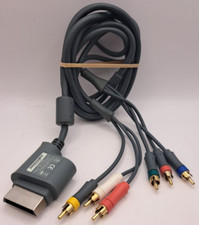 Official Microsoft XBOX 360 COMPONENT HDTV TV AV Cable *TESTED, WORKING*