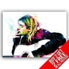 Kurt cobain nirvana - nirvana, poster