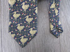 The University of Oxford Dodo Bird Motif Polyester Tie