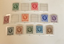 1934-36 GB King George V Set Of 11 Mtd Mint Definitives SG Catalogue Value £50