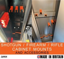 shotgun firearm rifle gun cabinet storage mounts (air rifle airsoft paintball)