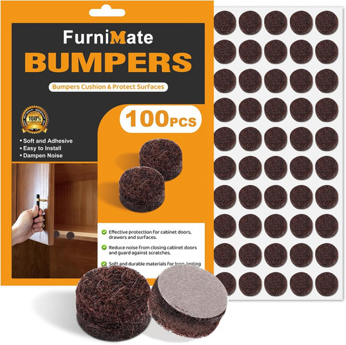 Felt cabinet door bumpers - felt,